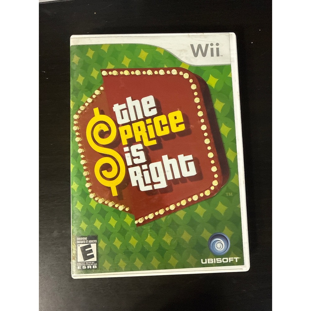 The Price Is Right Nintendo Wii Video Game Ubisoft 2008 RVL-RPTE-USA
